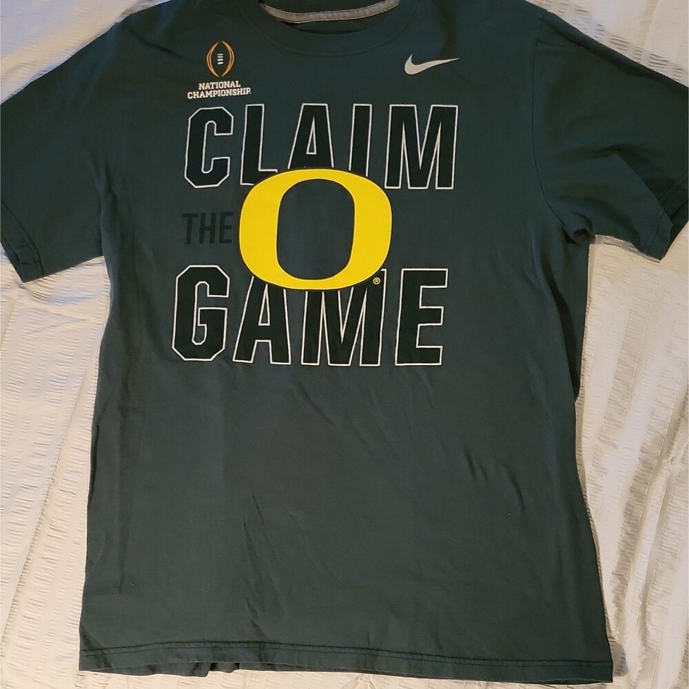 NIKE Oregon Ducks 2011 BCS National Championship Vintage T Shirt Size Large EUC